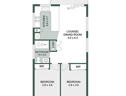 15a Tyrone Avenue, Forestville, Northern Beaches, 2 غرف, 1 حمامات, Unit