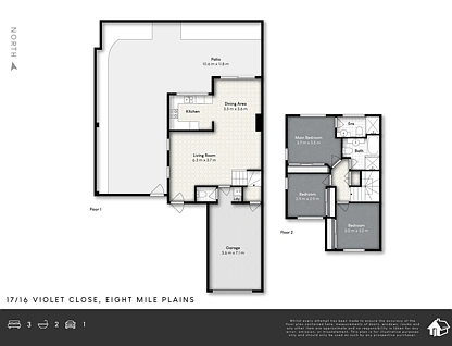 17/16 Violet Close, Eight Mile Plains, Brisbane - Southern Region, 3部屋, 2バスルーム, Townhouse