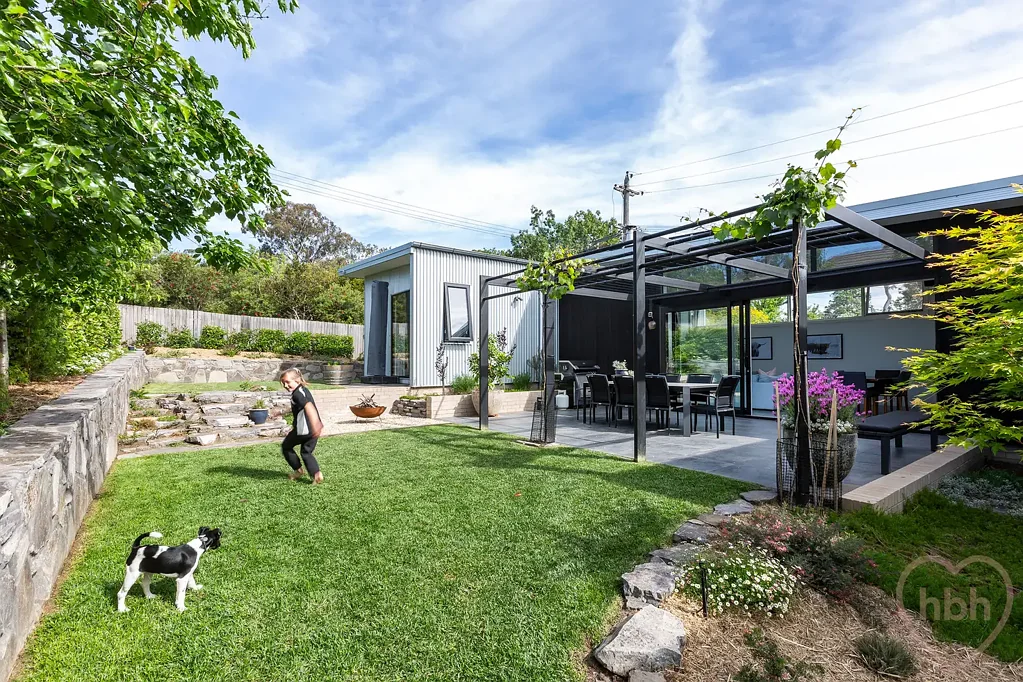 charred timber house