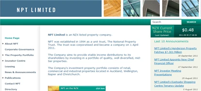 National Property Trust 旗下物业卖出731万纽币高价