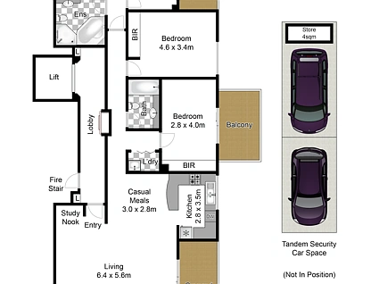 B11/112-124 Cowles Road, Mosman, Lower North Shore, 3 habitaciones, 2 baños, Apartment