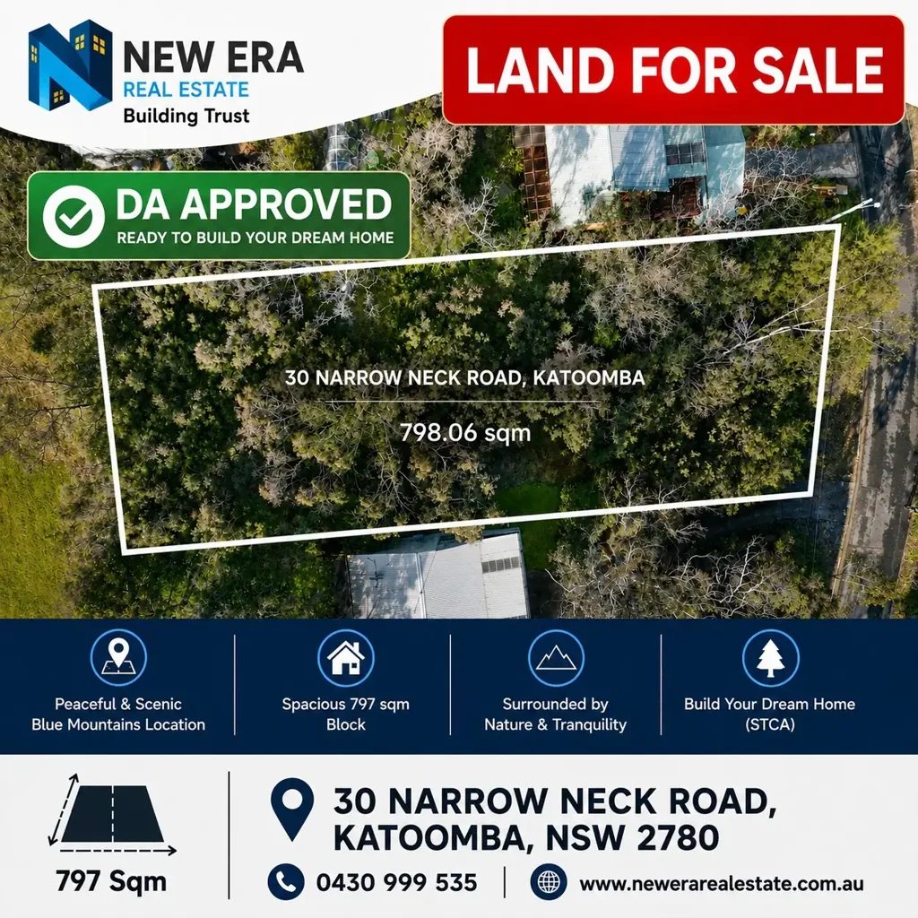 Katoomba Breathtaking Megalong Valley Views & DA-Approved Plans