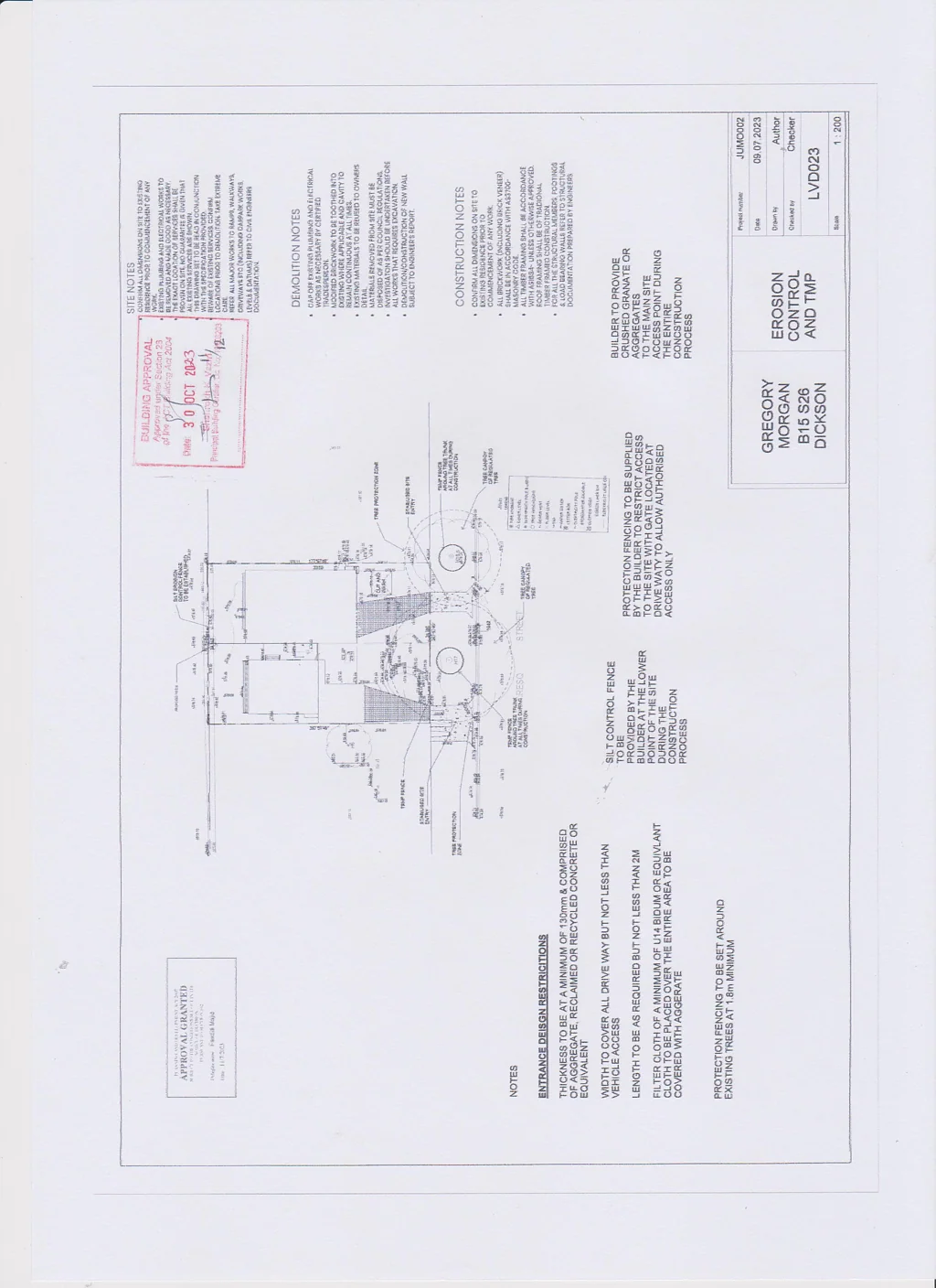 Dickson 2房  LAND - Housing DA Approved-  *** LOCATION***