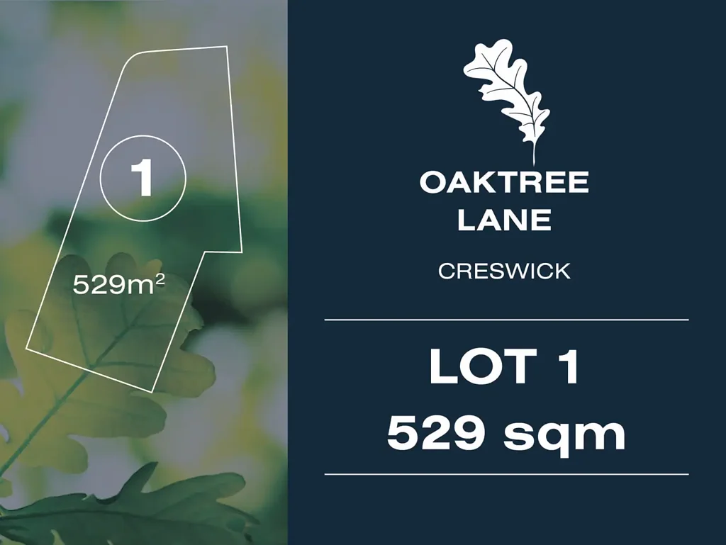 Creswick LOT 1 OAKTREE LANE CRESWICK