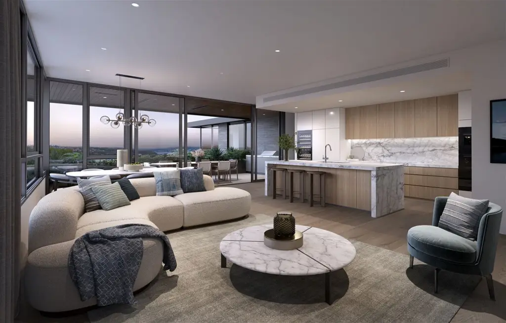 Melbourne 3房 宽绰现代宅邸 光照充足 高端设备 私人阳台 独家设施 Stunning City Living: Luxury Apartment for Sale with Amazing Views