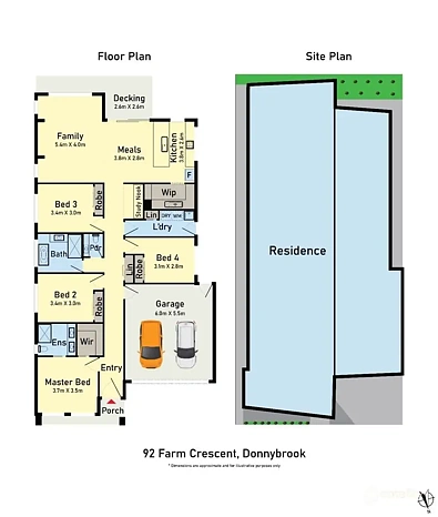 92 Farm Crescent, Donnybrook, VIC 3064, 4房, 2浴, House