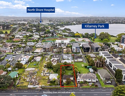 53 Anzac Street, Takapuna, North Shore City, 2 ਕਮਰੇ, 1 ਬਾਥਰੂਮ, House