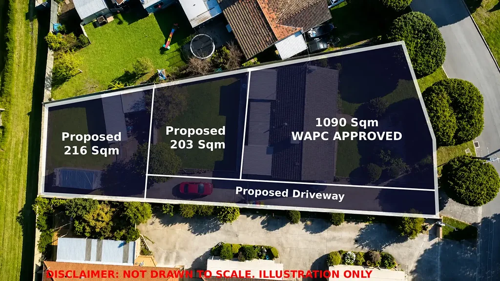 Armadale 3Habitaciones DEVELOPMENT READY – WAPC APPROVED 1,090SQM R40 SITE!