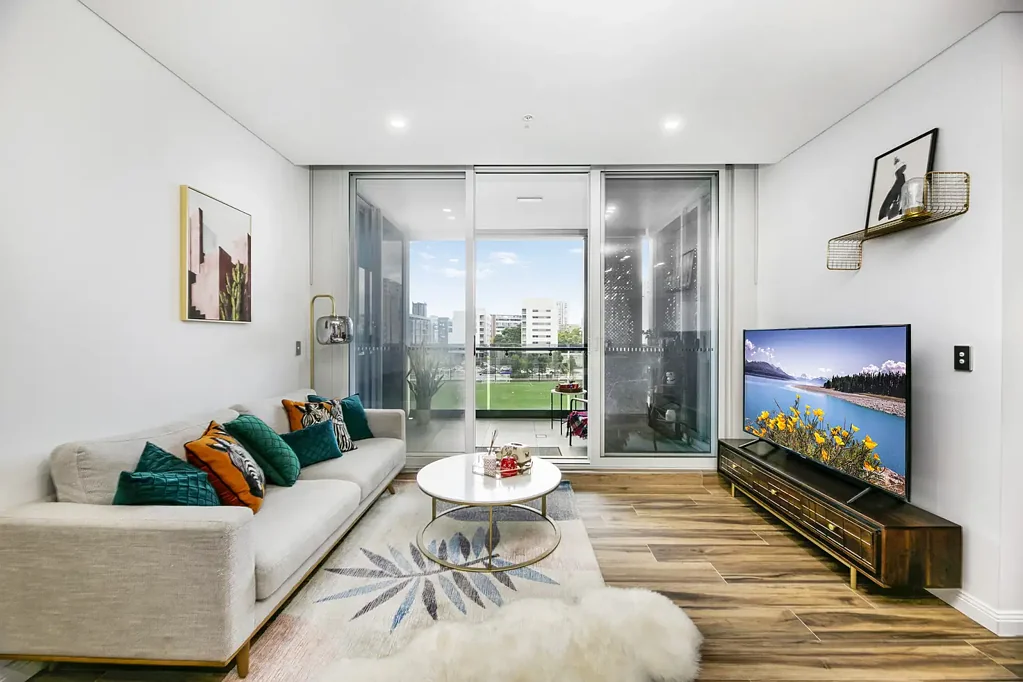 Luxurious sun drenched two bedroom with expansive views