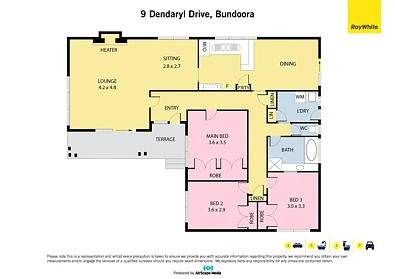 9 Dendaryl Drive, Bundoora, VIC 3083, 3房, 1浴, House