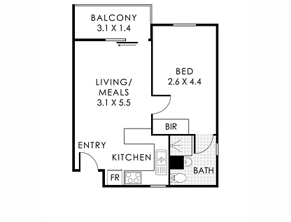 311/69 Leonard Street, Victoria Park, South East Perth, 1房, 1浴, Apartment