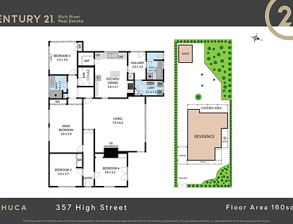 357 High Street, Echuca, VIC 3564, 4 chambres, 2 salles de bain, House