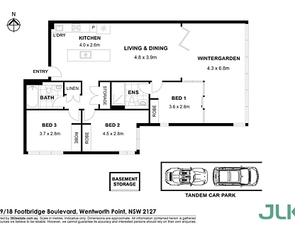 1909/18 Footbridge Boulevard, Wentworth Point, Parramatta (Northwest suburbs), 3 Schlafzimmer, 2 Badezimmer, Apartment