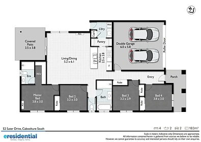 52 Suter Drive, Caboolture South, QLD 4510, 4房, 2浴, House