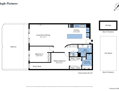 112/6 Acacia Place, Abbotsford, Melbourne CBD, 2 कमरे, 2 बाथरूम, Apartment