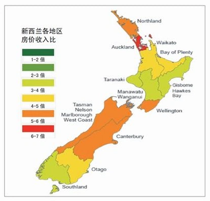 新西兰房价与收入对比