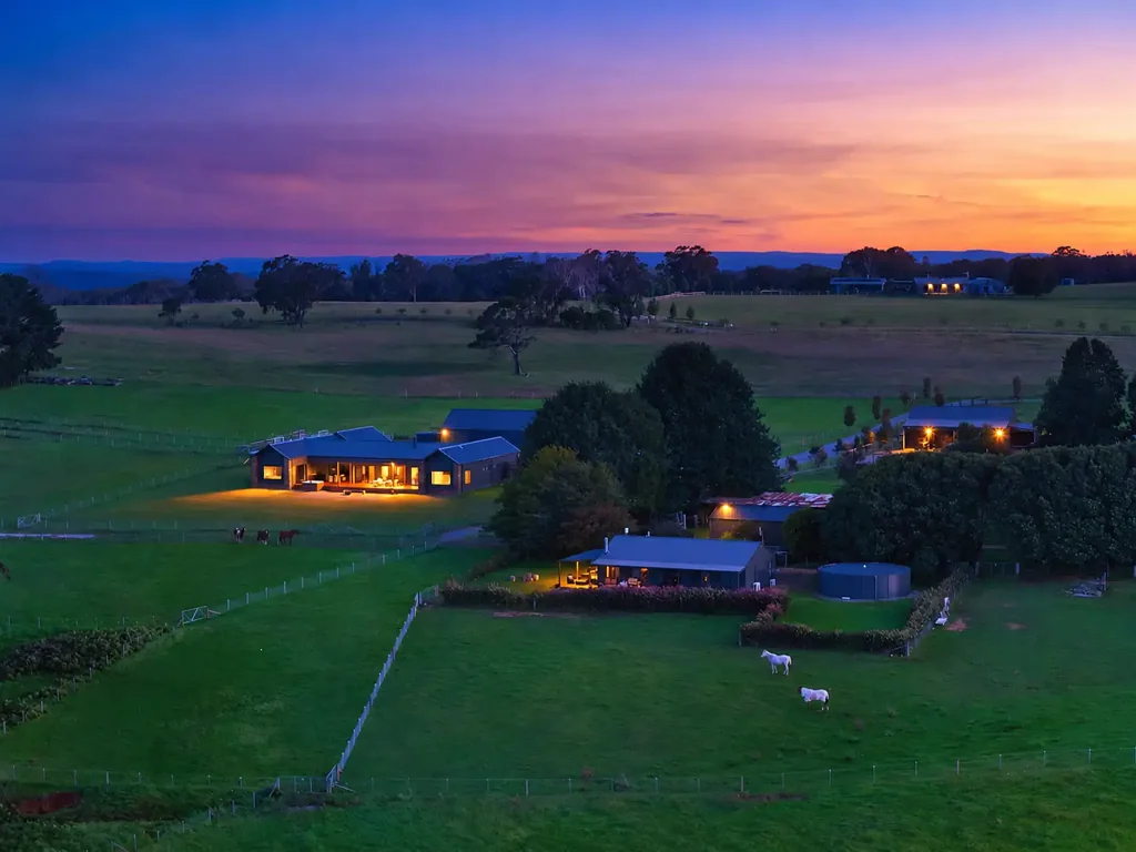 Tallong A Masterpiece in Modern Rural Living – 2 residences + outstanding infrastructure on 110 acres