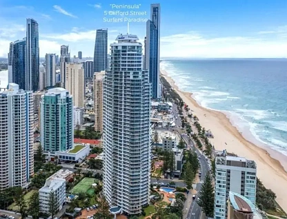 2D/5 Clifford Street, Surfers Paradise, Gold Coast, 2 침실, 2 욕실, Apartment