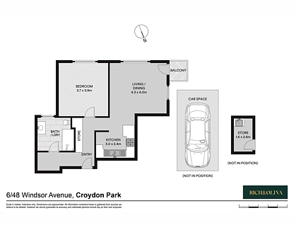 6/48-50 Windsor Avenue, Croydon Park, Inner West, 1房, 1浴, Apartment