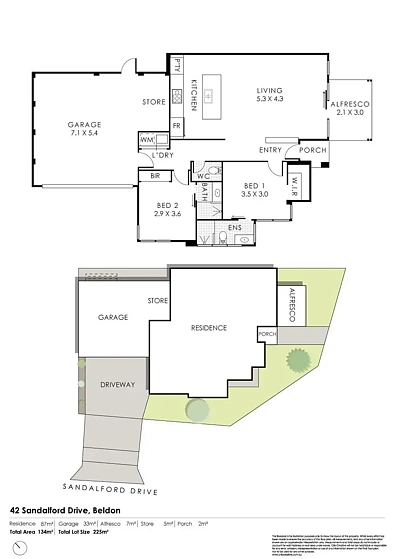 42 Sandalford Drive, Beldon, WA 6027, 2 chambres, 2 salles de bain, House
