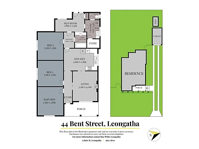44 Bent Street, Leongatha, VIC 3953, 3房, 1浴, House