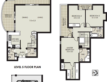 31/18-20 Centennial Avenue, Chatswood, Lower North Shore, 3 chambres, 2 salles de bain, Apartment