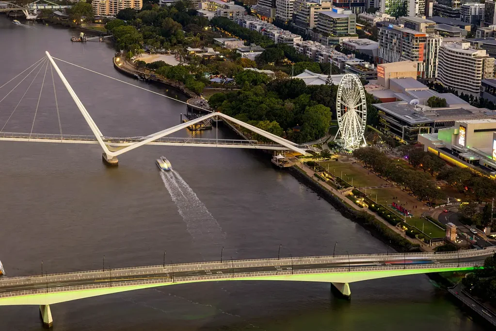 Brisbane City 2 Slaapkamer Level 55 - Amazing Southbank Facing Aspect - Front Row for RiverFire