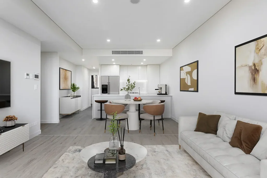 Luxury residences above the stunning greens