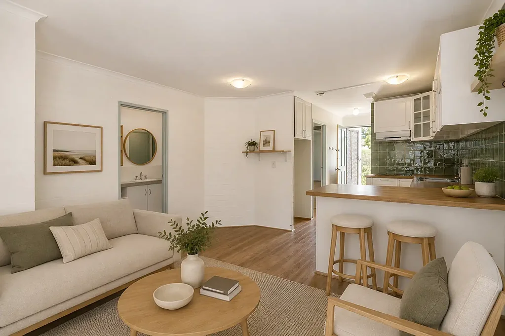 South Perth 2બેડરૂમ Impressive ground floor unit, with a villa style courtyard.
