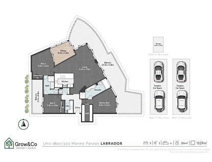 1801/300 Marine Parade, Labrador, Gold Coast, 3 Bedrooms, 3 Bathrooms, Apartment