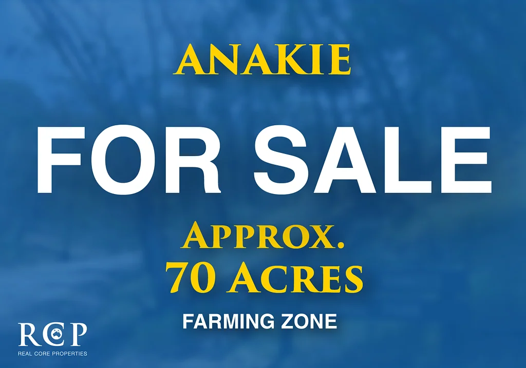 Anakie Rare opportunity to secure a large farming parcel !