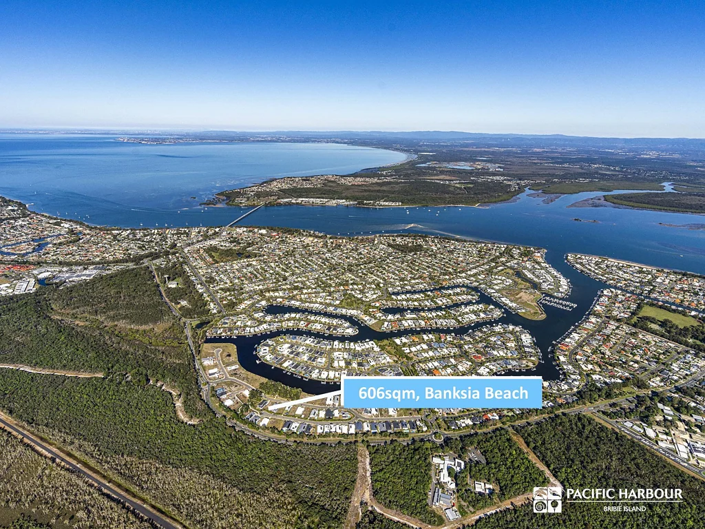 Banksia Beach 滨水公园对面 606㎡宽地 后方通道 注册土地 即建即住 PARKVIEWS