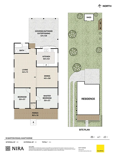 15 Barton Road, Hawthorne, QLD 4171, 2 રૂમ, 1 બાથરૂમ, House