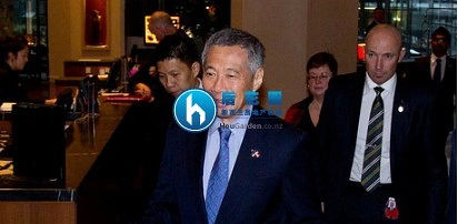 新加坡总理李显龙访问新西兰