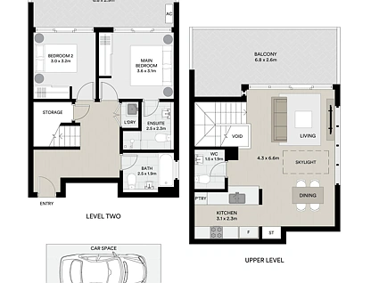 207/11B Mashman Avenue, Kingsgrove, South Western Suburbs, 2 कमरे, 2 बाथरूम, Apartment