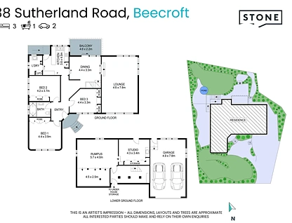 38 Sutherland Road, Beecroft, NSW 2119, 3 ਕਮਰੇ, 1 ਬਾਥਰੂਮ, House