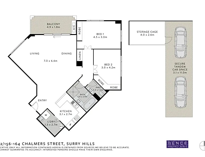 102/156-164 Chalmers Street, Surry Hills, Sydney CBD, 2 कमरे, 2 बाथरूम, Apartment