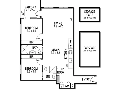 25/122 Maribyrnong Road, Moonee Ponds, North Melbourne, 2 ਕਮਰੇ, 2 ਬਾਥਰੂਮ, Apartment