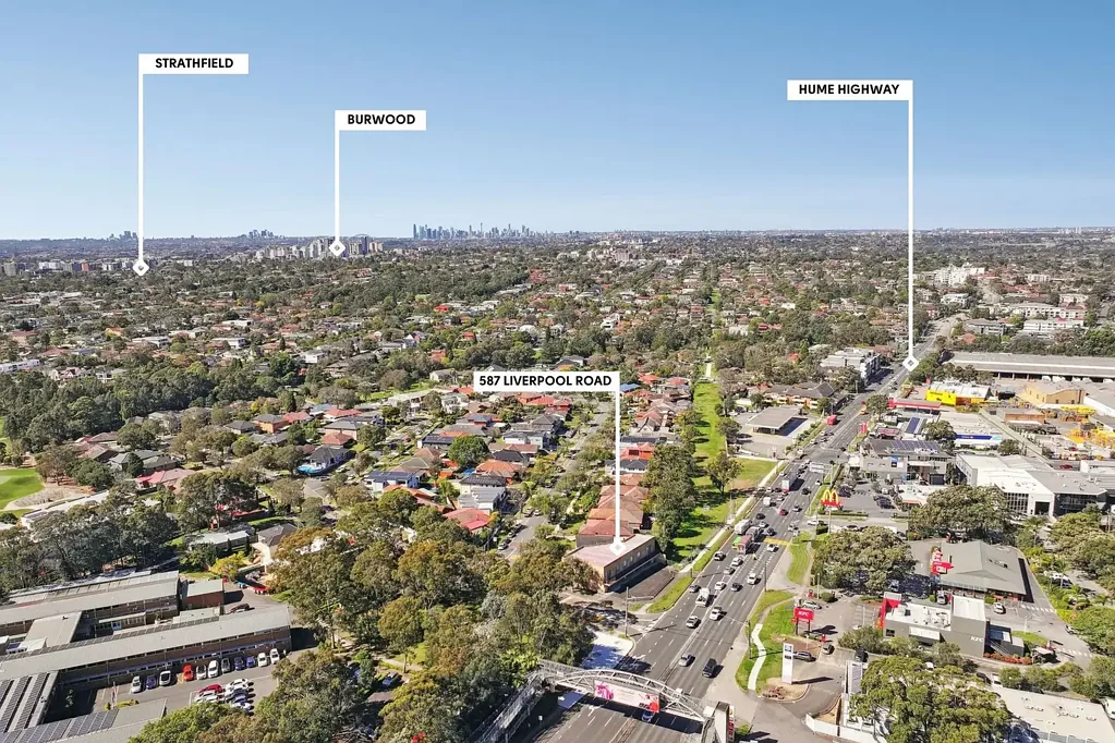 Strathfield 7房 转角物业 七卧住宅 商业结构 双砖混凝土 高曝光店面 双重占用潜力 北向通风 室内停车场 THE ULTIMATE STRATEGIC HUB | 759SQM CORNER LANDMARK