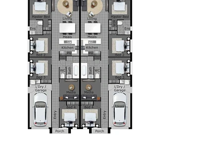 Lot 1, 4 Anston Street, Farley, Hunter, 4 ਕਮਰੇ, 2 ਬਾਥਰੂਮ, Apartment