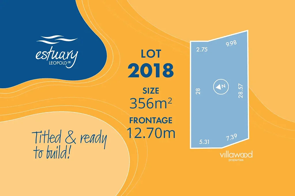 Leopold Ready to Build Titled Lot in Estuary Estate.