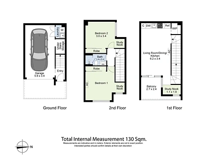 4/92 Paisley Street, Footscray, VIC 3011, 2 कमरे, 1 बाथरूम, House