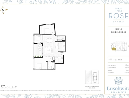 203/1574 Pacific Highway, Wahroonga, Upper North Shore, 3 rūma, 2 rūma horoi, Apartment