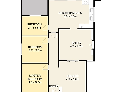 14 Hopetoun Street, Moonee Ponds, North Melbourne, 3房, 1浴, House