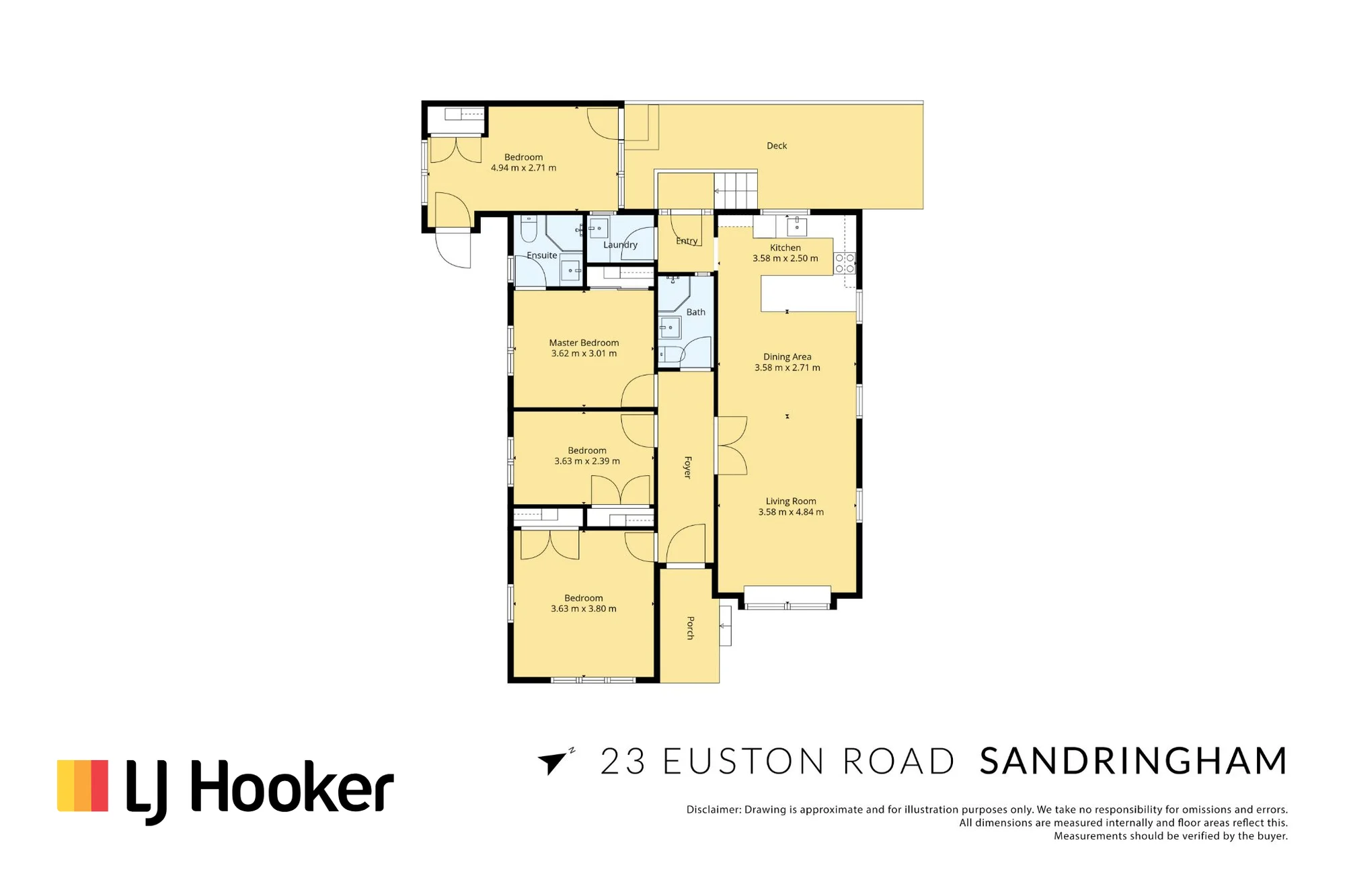 23 Euston Road, Sandringham, 4 침실, 2 욕실, House