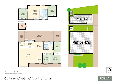 65 & 65A Pine Creek Circuit, St Clair, NSW 2759, 5房, 2浴, House