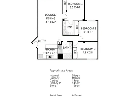 44/9 Delhi Street, West Perth, WA 6005, 3 ਕਮਰੇ, 2 ਬਾਥਰੂਮ, Apartment