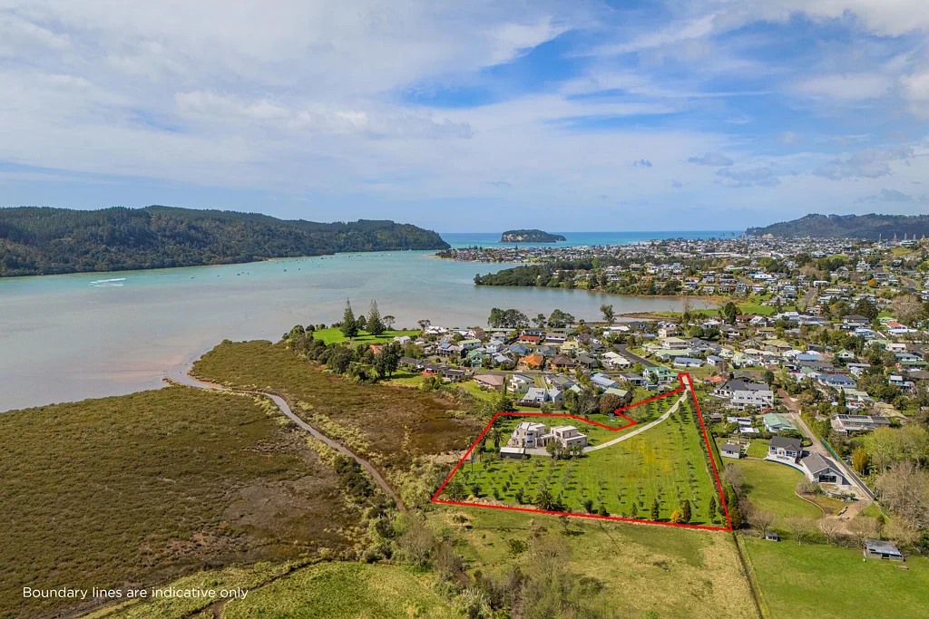 Whangamata 4બેડરૂમ Olive grove on the harbour