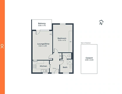 25/103 Strangways Terrace, North Adelaide, Adelaide CBD, 1 ห้องนอน, 1 ห้องน้ำ, Apartment