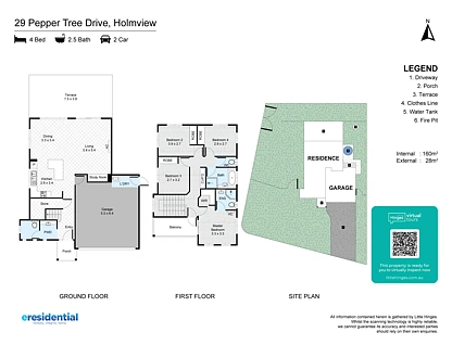 29 Pepper Tree Drive, Holmview, Brisbane - Southern Region, 4部屋, 3バスルーム, House